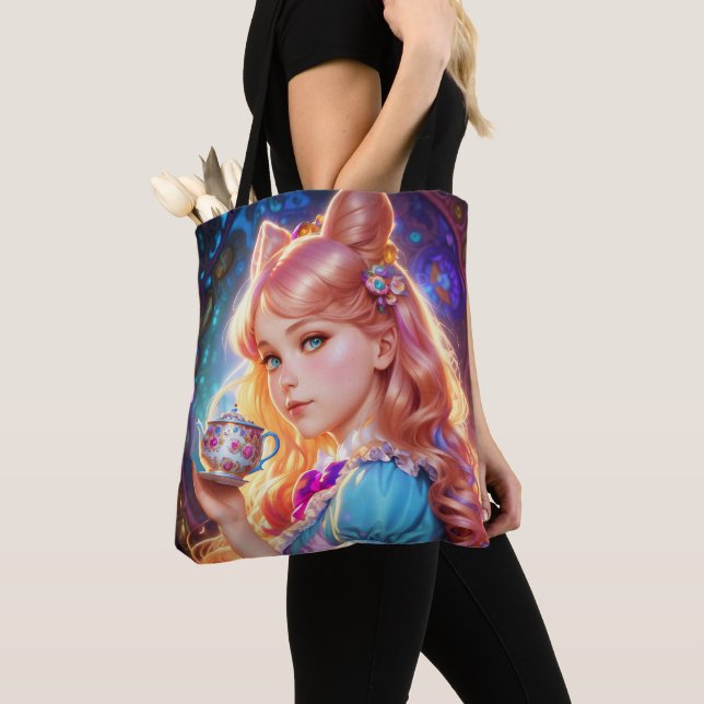 Bolsa Tote Fantasy Alice In Wonderland (Close Up)