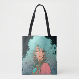 Bolsa Tote Fantasy Bohemian Aestic Girl