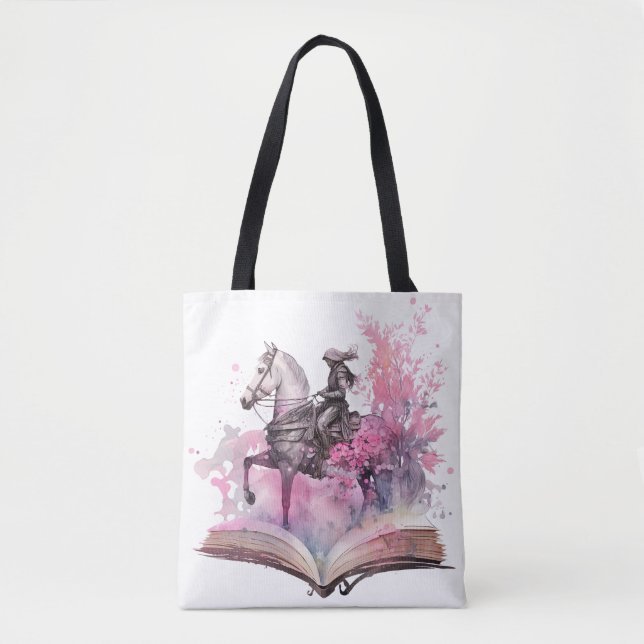 Bolsa Tote Fantasy Book Lover Design (Frente)