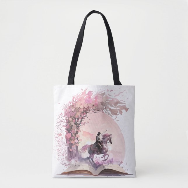 Bolsa Tote Fantasy Book Lover Design (Frente)