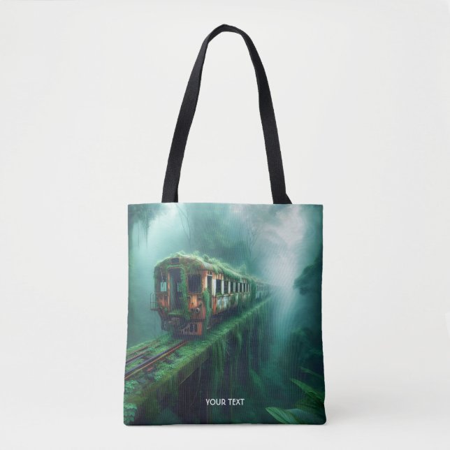 Bolsa Tote Fantasy - Comboio Velho e Bonito (Frente)
