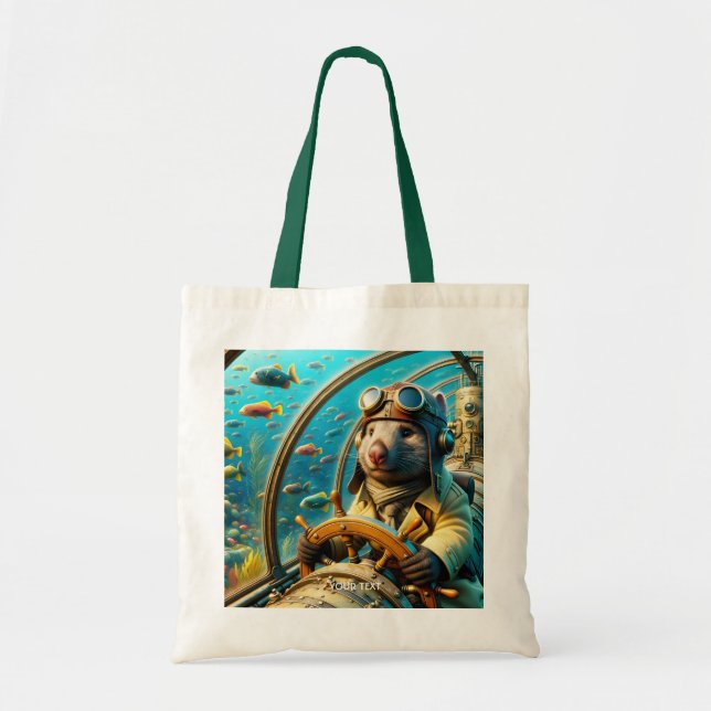 Bolsa Tote Fantasy Cut Wombat Pilot Underwater (Frente)