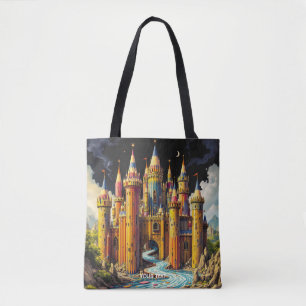 Bolsa Tote Fantasy Cute Castle De Lápis