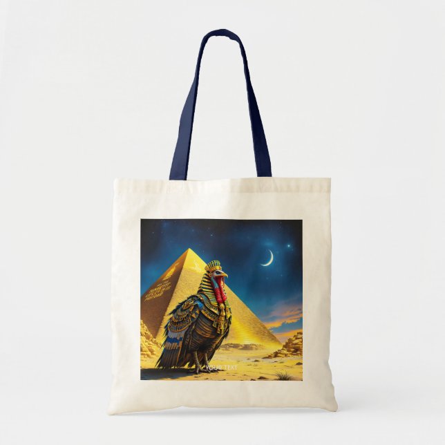 Bolsa Tote Fantasy Cute Desert Pharaoh Turquia (Frente)