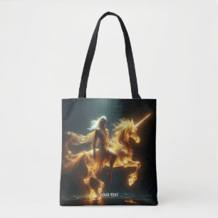 Bolsa Tote Fantasy Cute Eethal Underwater Unicorn