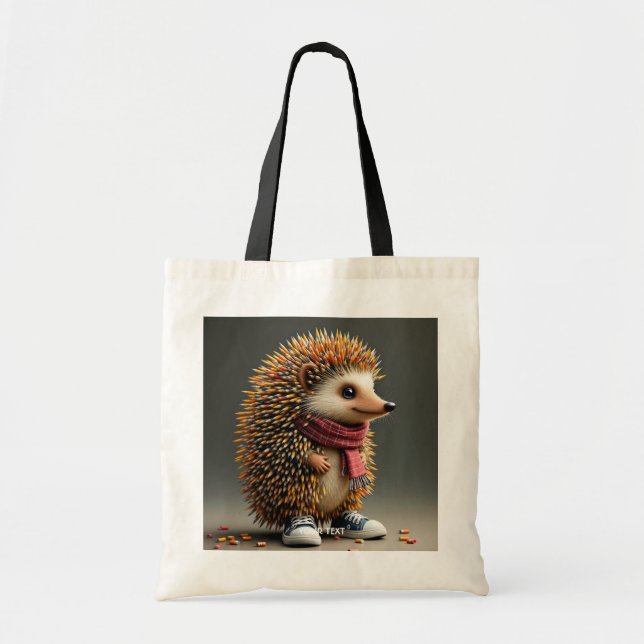 Bolsa Tote Fantasy Cute Hedgehog Sharp Agulhas (Frente)