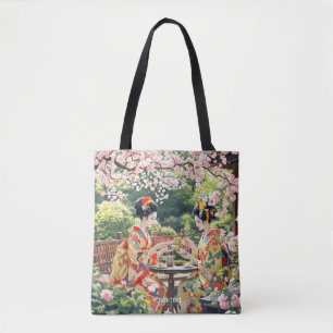 Bolsa Tote Fantasy Cute Kioto Garden Tea