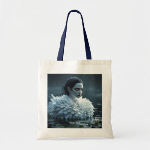 Bolsa Tote Fantasy Cute Lake Swan White