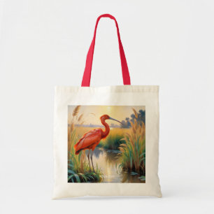 Bolsa Tote Fantasy Cute Scarlet Ibis Evening