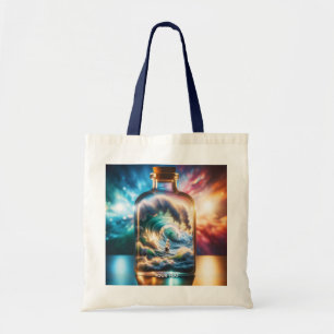 Bolsa Tote Fantasy Cute Storm In Bottle
