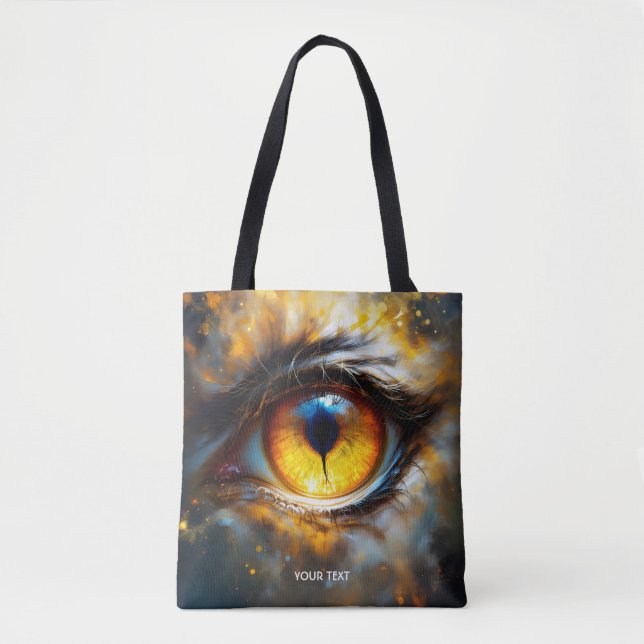 Bolsa Tote Fantasy Cute Tiger Orange Eye (Frente)