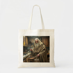 Bolsa Tote Fantasy Cute Wizard Frying Pan
