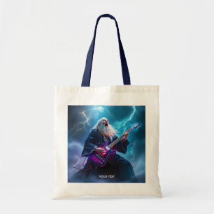 Bolsa Tote Fantasy Cute Wizard Tocando Violão