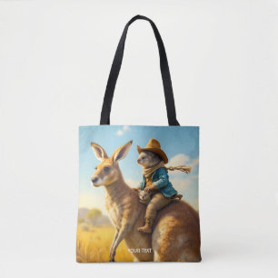 Bolsa Tote Fantasy Cute Wombat Kangaroo Koala