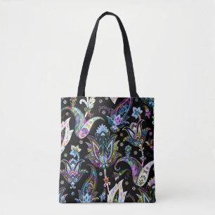 Bolsa Tote Fantasy Floral Paisley: Ornament Sem Semente
