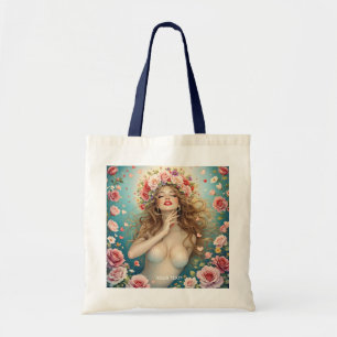 Bolsa Tote Fantasy Girls Hearts Flowers