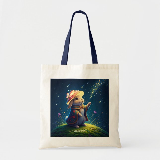 Bolsa Tote Fantasy - Lindas Estrelas de Cony Mushroom (Frente)