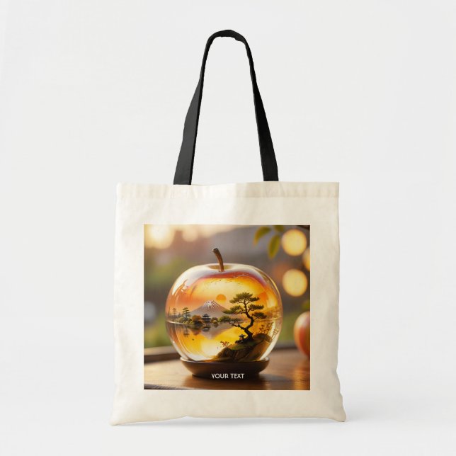 Bolsa Tote Fantasy - Modo de Exibição de Maçã Japonesa (Frente)