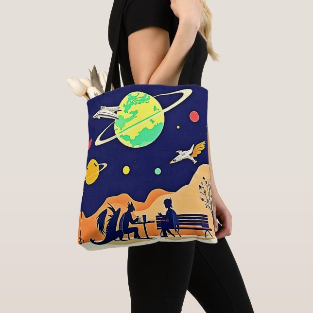 Bolsa Tote Fantasy Night Rendezvous (Close Up)