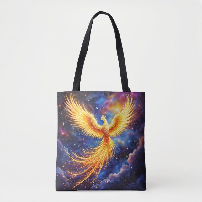 Bolsa Tote Fantasy Phoenix Stars Space (Frente)
