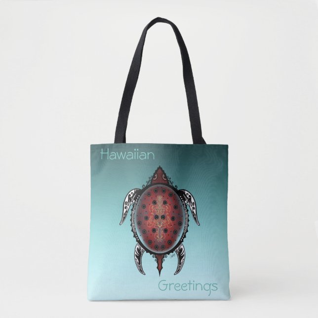 Bolsa Tote Fantasy Turtle Tattoo (Frente)