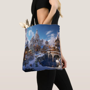 Bolsa Tote Fantasy Winter City