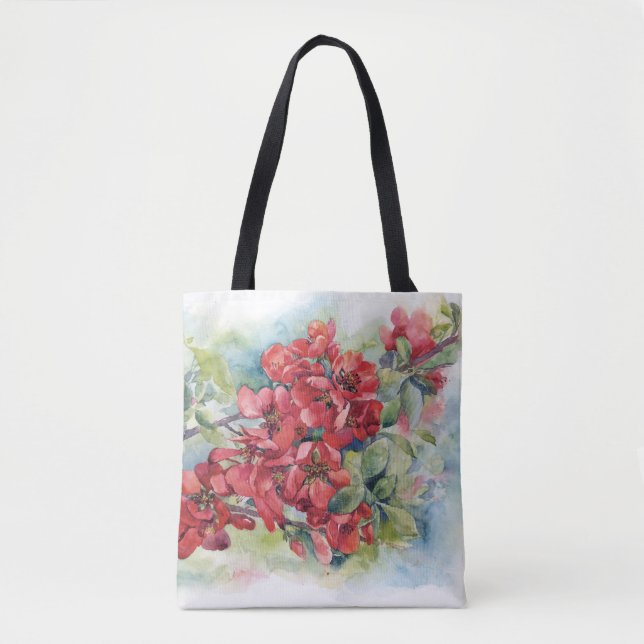 Bolsa Tote Farinhas de marinheiro de melancia de aquarela (Frente)