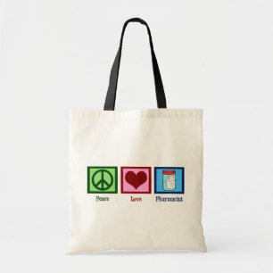 Bolsa Tote Farmacêutico do amor da paz