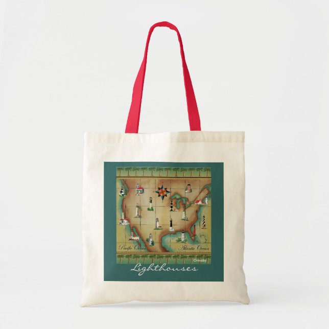 Bolsa Tote Faróis, (Frente)