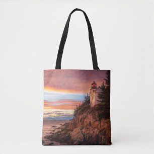 Bolsa Tote Faróis Acadia National Park Maine