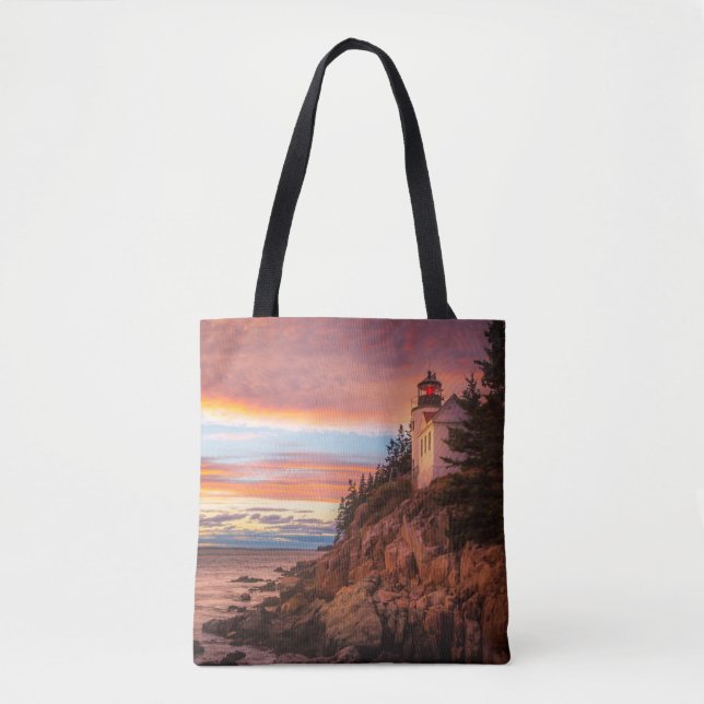 Bolsa Tote Faróis | Acadia National Park Maine (Frente)
