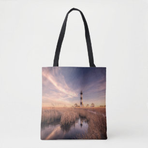 Bolsa Tote Faróis Bodie Island Outerbanks NC