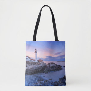 Bolsa Tote Faróis Cabo Elizabeth, Maine