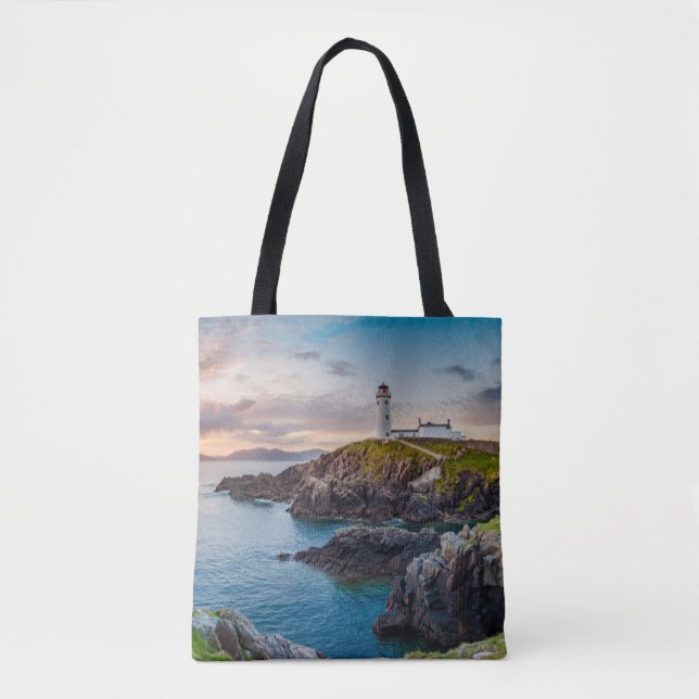 Bolsa Tote Faróis | Fanad Head Lighthouse Irlanda (Frente)
