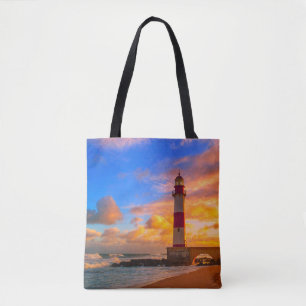 Bolsa Tote Faróis Farol de Itapuã Brasil