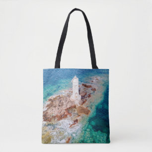 Bolsa Tote Faróis Farol de Mangiabarche Itália