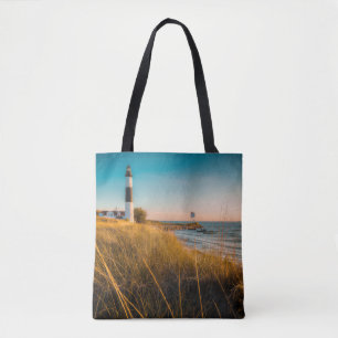 Bolsa Tote Faróis Farol Grande Sable Ludington, MI