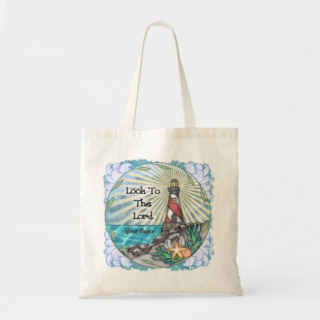 Bolsa Tote Farol Cristão Olhar (Frente)