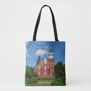 Bolsa Tote Farol da Baía Grande por toda a mala