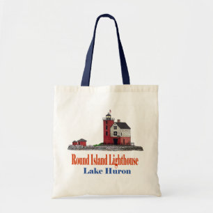 Bolsa Tote Farol da Ilha Round