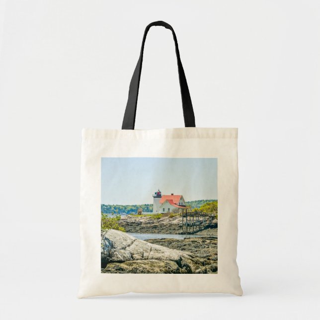 Bolsa Tote Farol de Maine Hendricks (Frente)