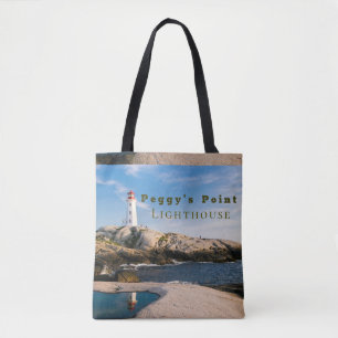 Bolsa Tote Farol de Peggys Point Atlantic Canadá