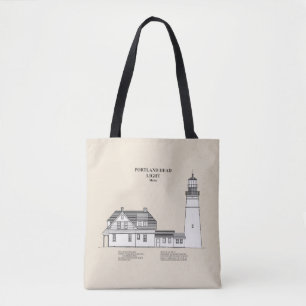 Bolsa Tote Farol de Portland Head - Maine - SBD