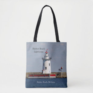 Bolsa Tote Farol de praia de Harbor por toda a mala