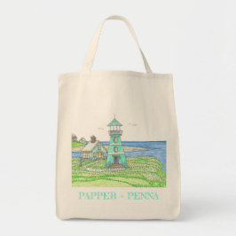 Bolsa Tote Farol de Verão 3; Sacola de Compras
