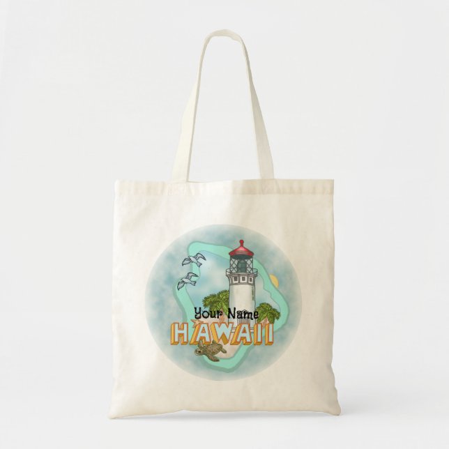 Bolsa Tote Farol do Havaí  (Frente)
