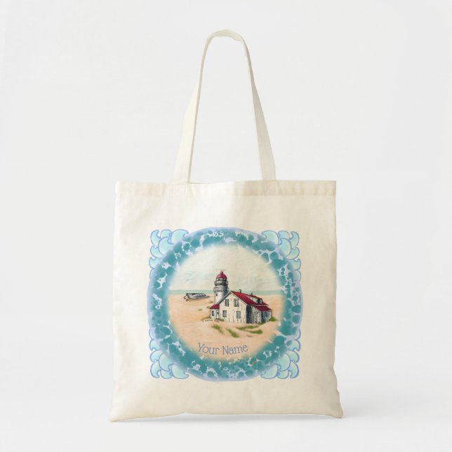 Bolsa Tote Farol do Meio-Dia (Frente)