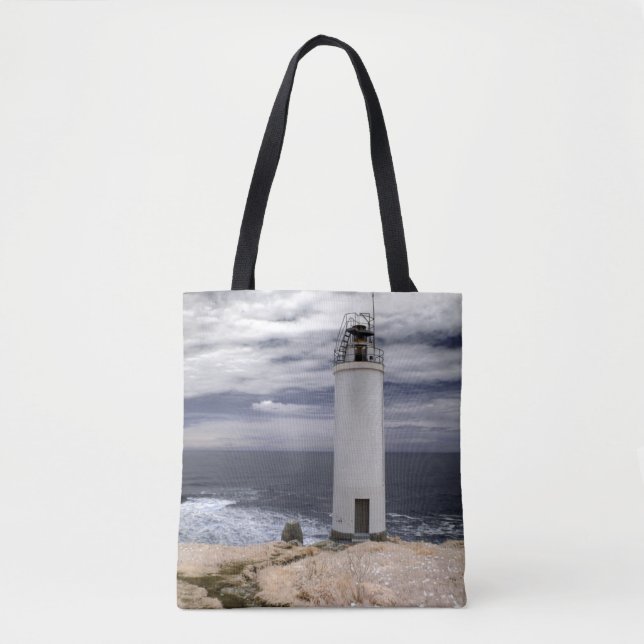 Bolsa Tote Farol | Galiza de Laxe, espanha (Frente)