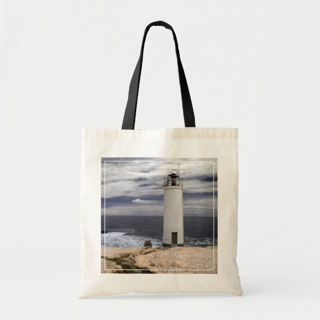 Bolsa Tote Farol | Galiza de Laxe, espanha (Frente)