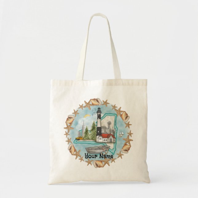 Bolsa Tote Farol New York Shells (Frente)
